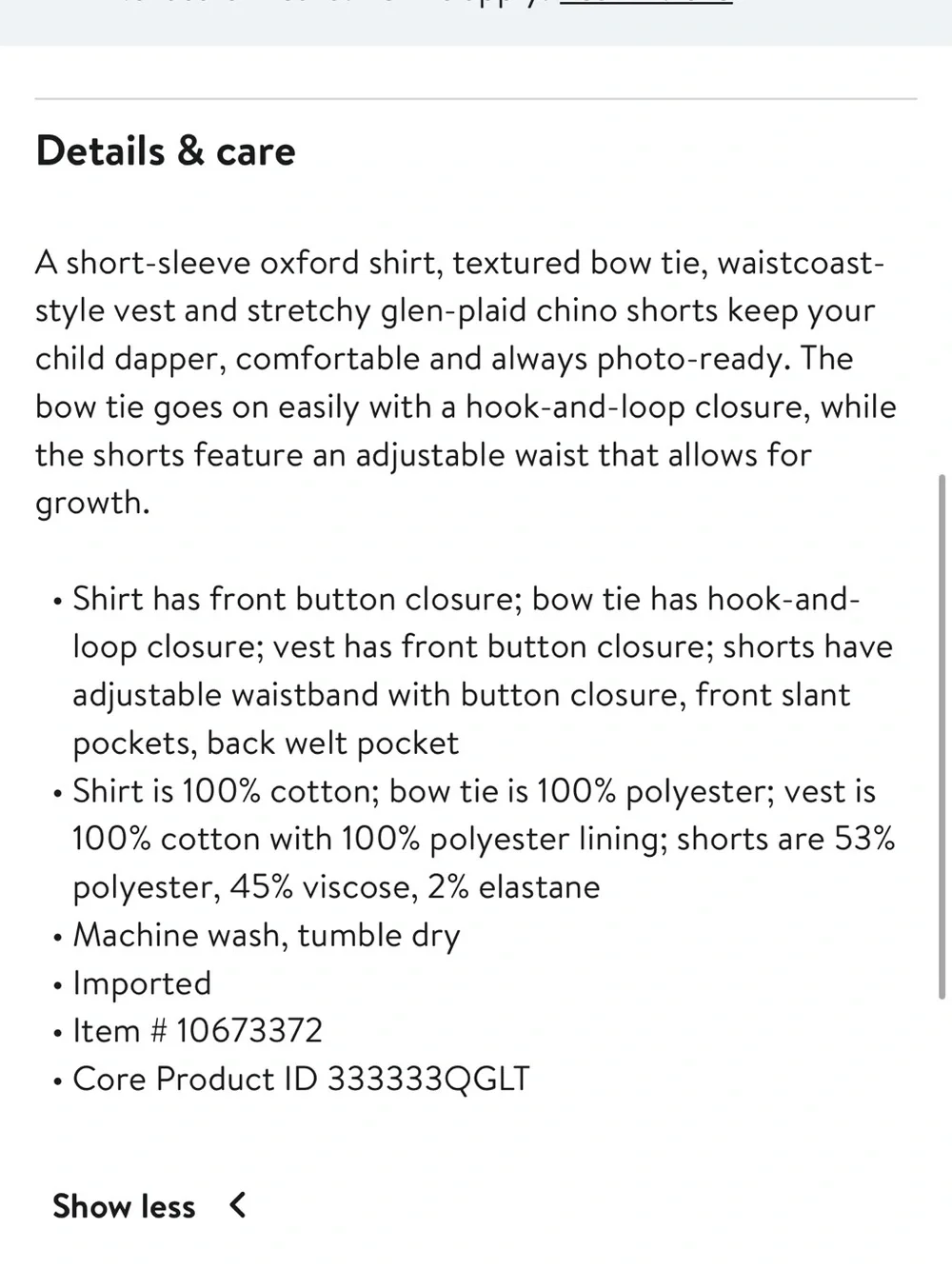 Next button up shirt with vest and shorts set
